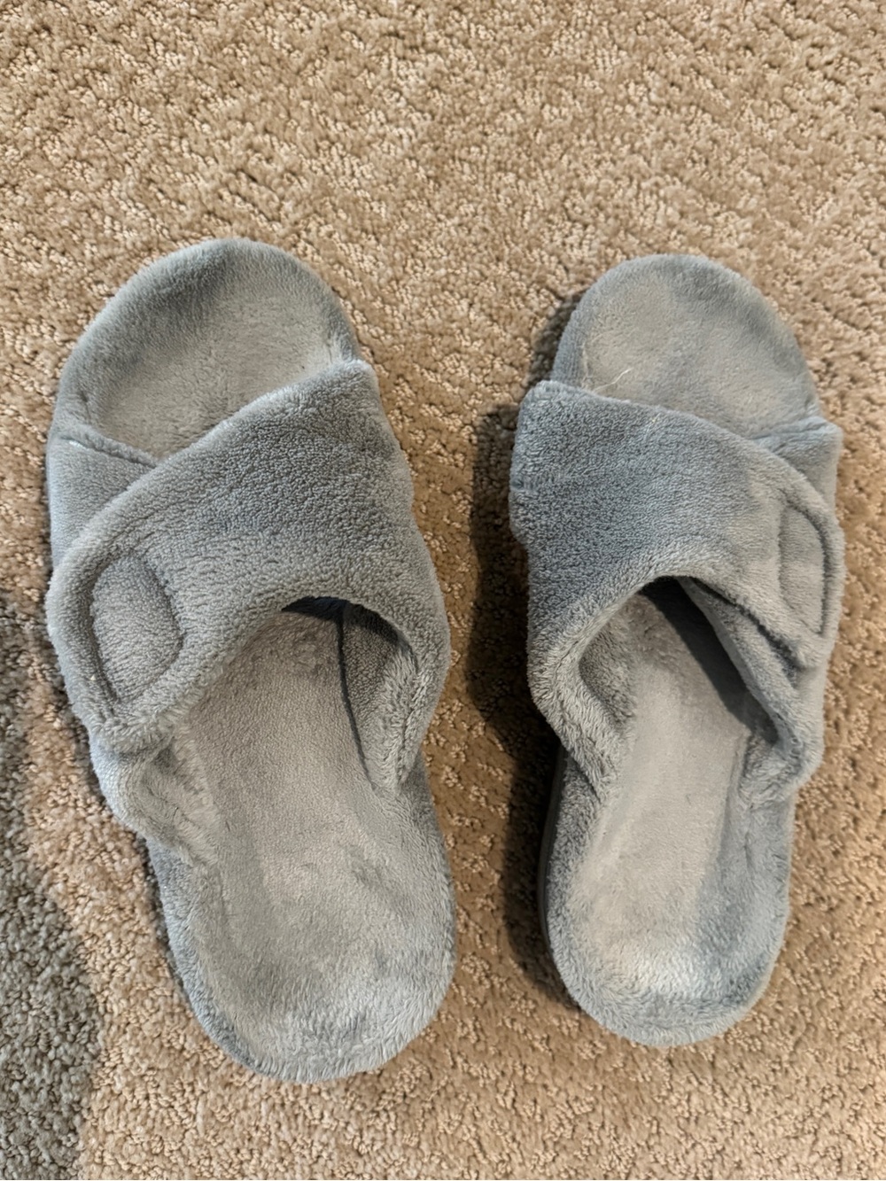 Vionic Relax orthodic comfort shoe Slippers in Light Gray